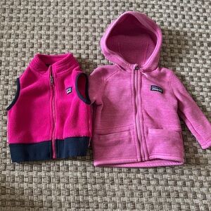 Patagonia Better Sweater Jacket & synchilla fleece vest